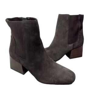 Blondo Boots Womens Size 11 Brown Suede Boots Waterproof Block‎ Heel NWT